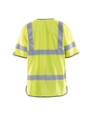 Hivis Hesje met mouwen - Fluogeel - Rugzijde