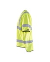 Hivis Hesje met mouwen - Fluogeel - Linkerzijde