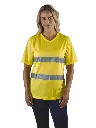 Yoko HVJ910 V-Hals T-shirt Geel Top Cool - Presentatie.webp