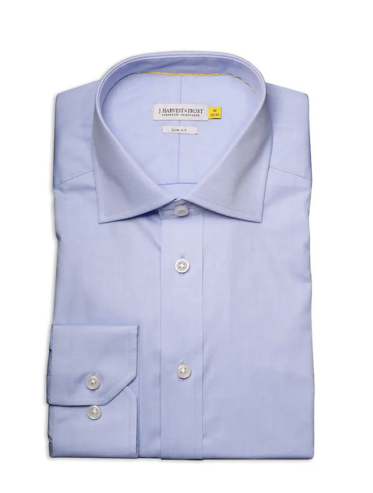 2905002_500_Yellow_Bow_50_Hemd_Slim_Fit_Hemelsblauw_Opgeplooid.webp