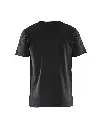 336010299900 - V-Hals T-Shirt Stretch Zwart - Rugzijde.webp