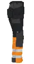 646522-1799 Signalisatiebroek Pocketzakken Zwart-Oranje Rechterzijde 1.webp
