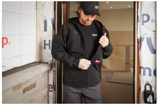 4932498271X - SJ BL Freeflex Hooded softshell jack Zwart - Op de werf.webp