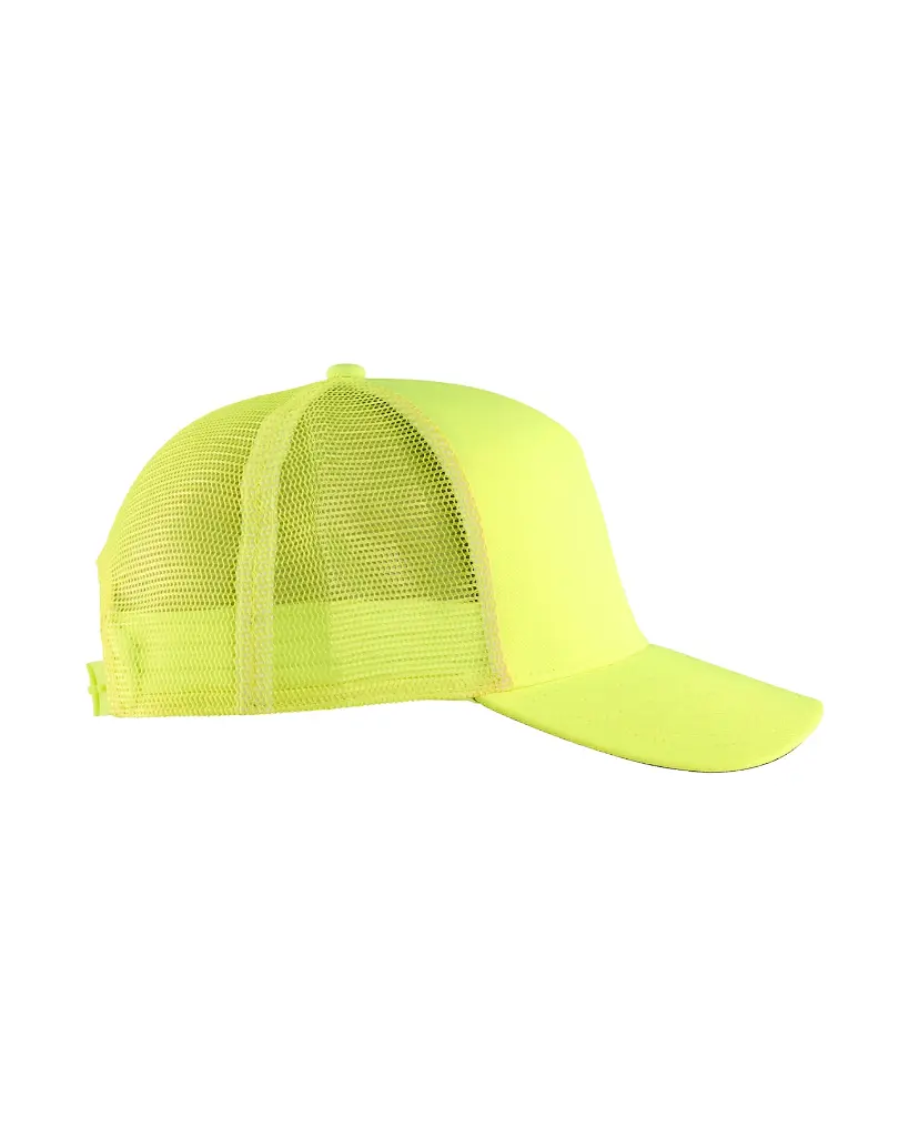 207811063300_Hivis_Trucker_Cap_Fluo_Geel_Zijkant_Links.webp