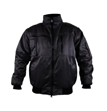 [HY.HUSK0101] Husky Pilotjacket  (S, zwart)