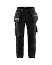 1590 1343 Werkbroek met stretch zwart