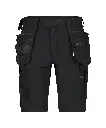 Aurax Full stretch short met holsters