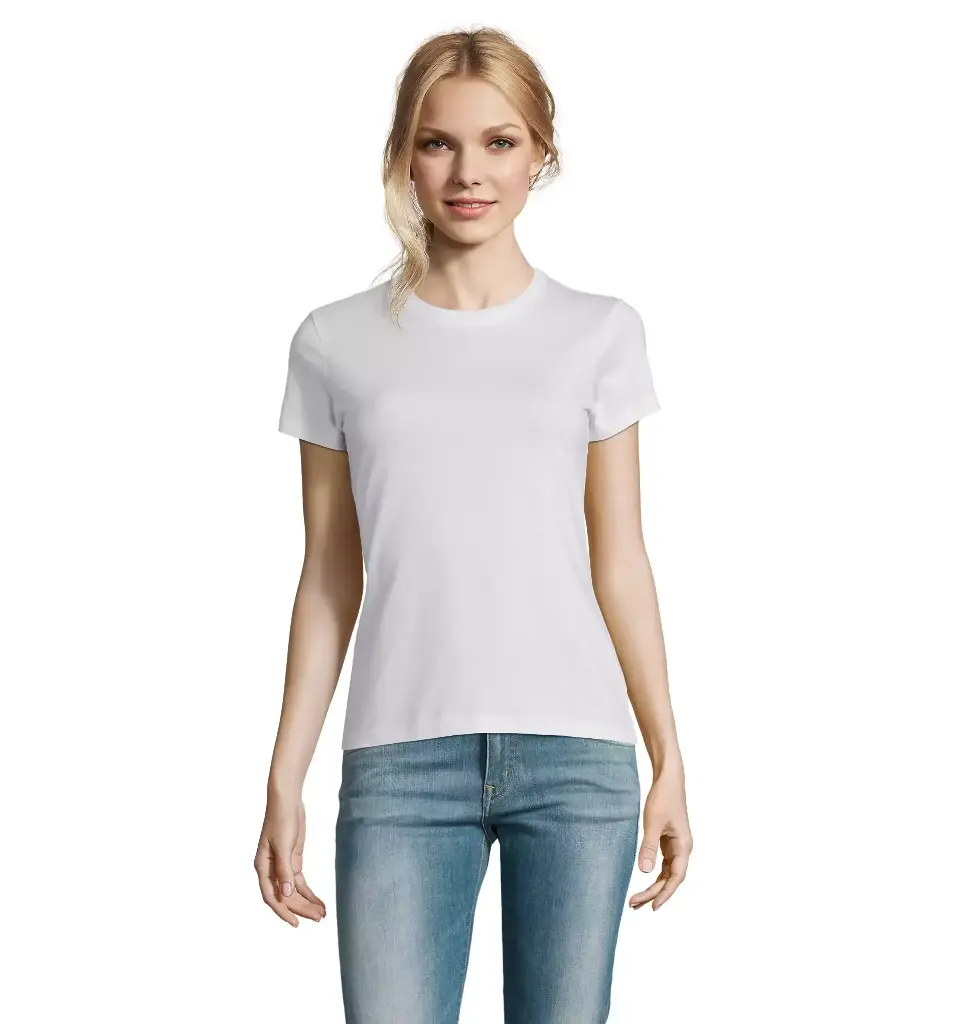 [SO.11502.102.1] 11502 Imperial Ladies T-shirt 190gr (S, 102 wit)
