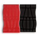 Dassy Fides Kniestuk Rood-Zwart
