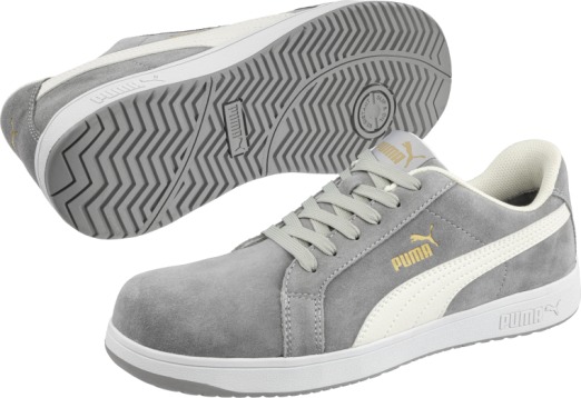 [PU.ICOGR.36]  Puma Iconic Low suede werkschoen grey (36)