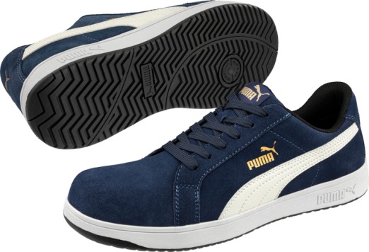 [PU.ICONV.39]  Puma Iconic Low suede werkschoen navy (39)