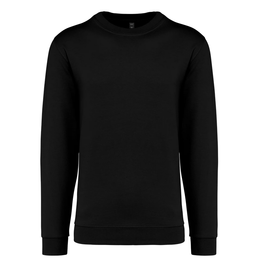 [K.474.ZW.0]  K474 Sweater ronde hals 280GR (XS, zwart)