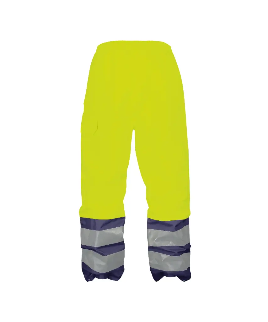 [DA.SOLA0100] Sola HiVis Regenbroek (XS, fluogeel/navy)