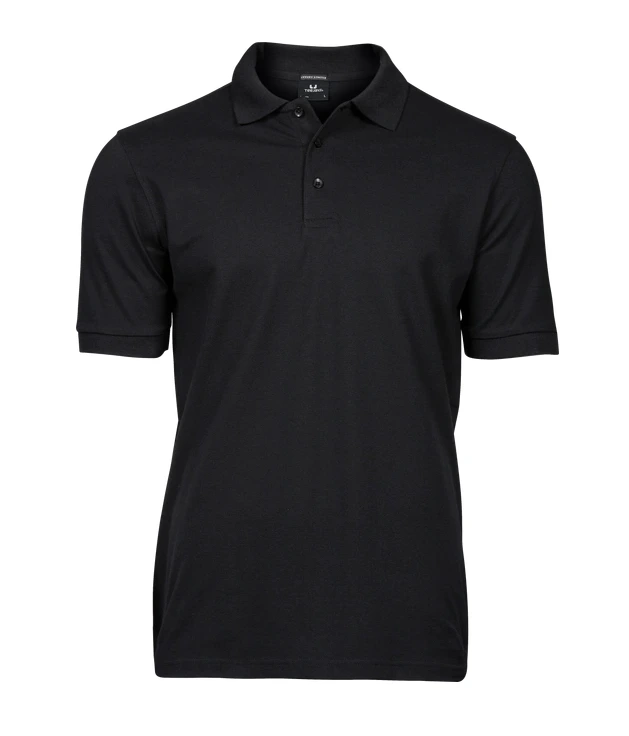 [TJ.1405.BL.1] 1405 Luxury Stretch Polo style 215gr (S, zwart)