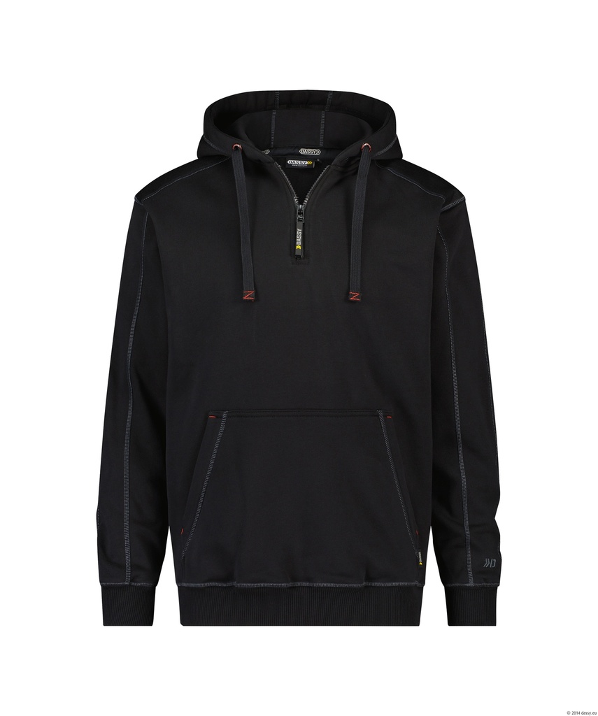 [DA.INDY0100] Indy Sweat-Shirt à capuche renforcé (XS, zwart)