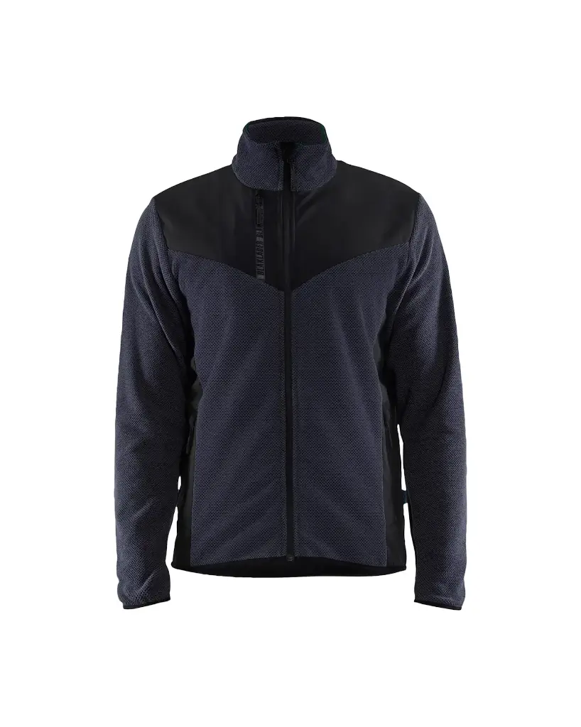 5942-2536 Gebreide vest met softshell zonder kap
