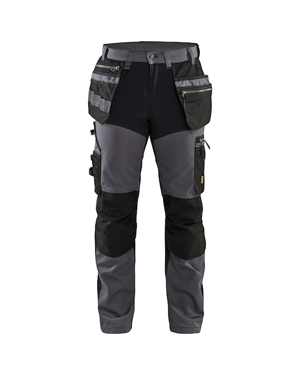 [159918609699044] 1599-1860-9699 Pocketbroek met stretch Grijs-zwart (C44)