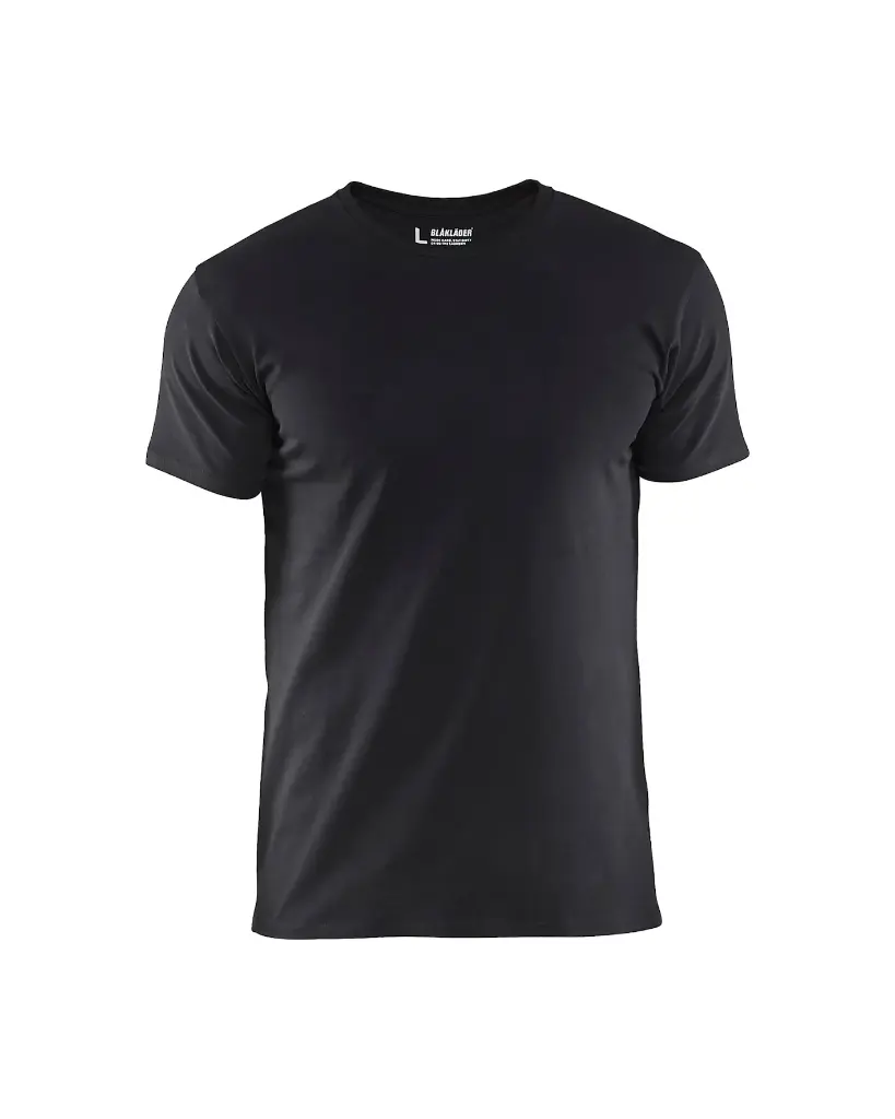 [353310299900] 3533-1029 T-shirt slim fit 160gr (XS, 9900 zwart)