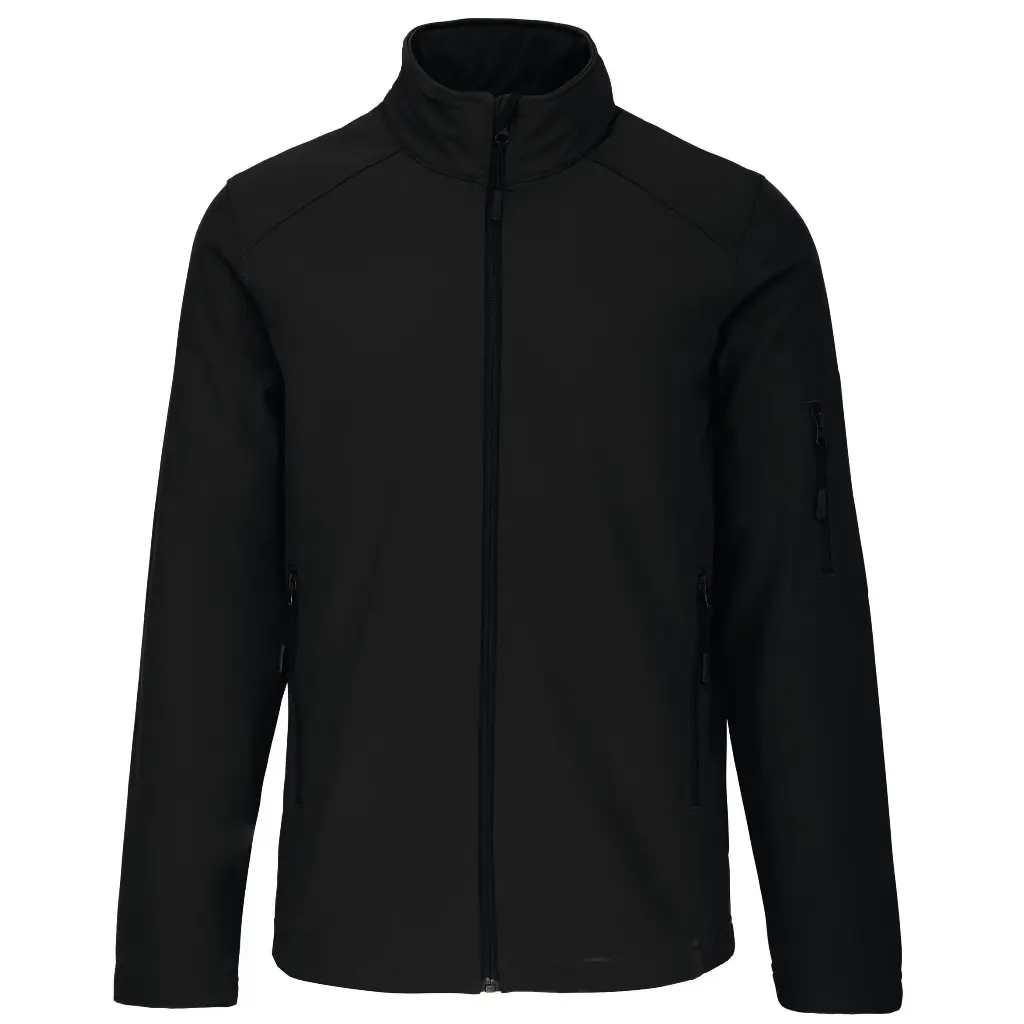 [K.401.BL.1]  K401 Softshell jas (S, zwart)