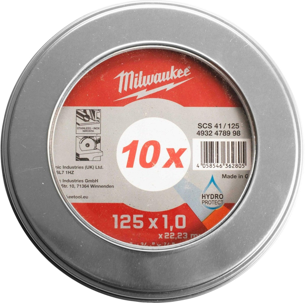 Dunne metaaldoorslijpschijven Cut.W Pro+ SCS41 - 125x1.0mm
