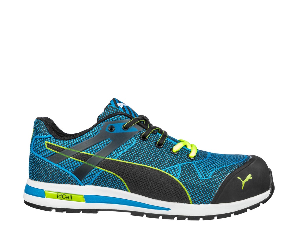 [PU.BLAZ01.39] Puma 64.306 Blaze Knit Low werkschoen blauw-zwart (39)