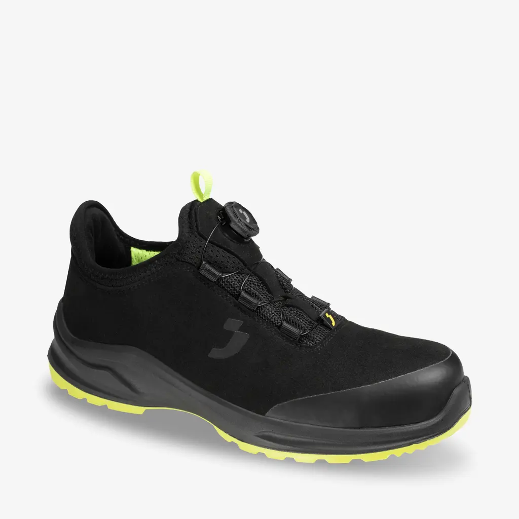 [SJ.MODULT01.35] MODULO S3S Low TLS lage werkschoenen (35, 9933 Zwart/fluogeel)