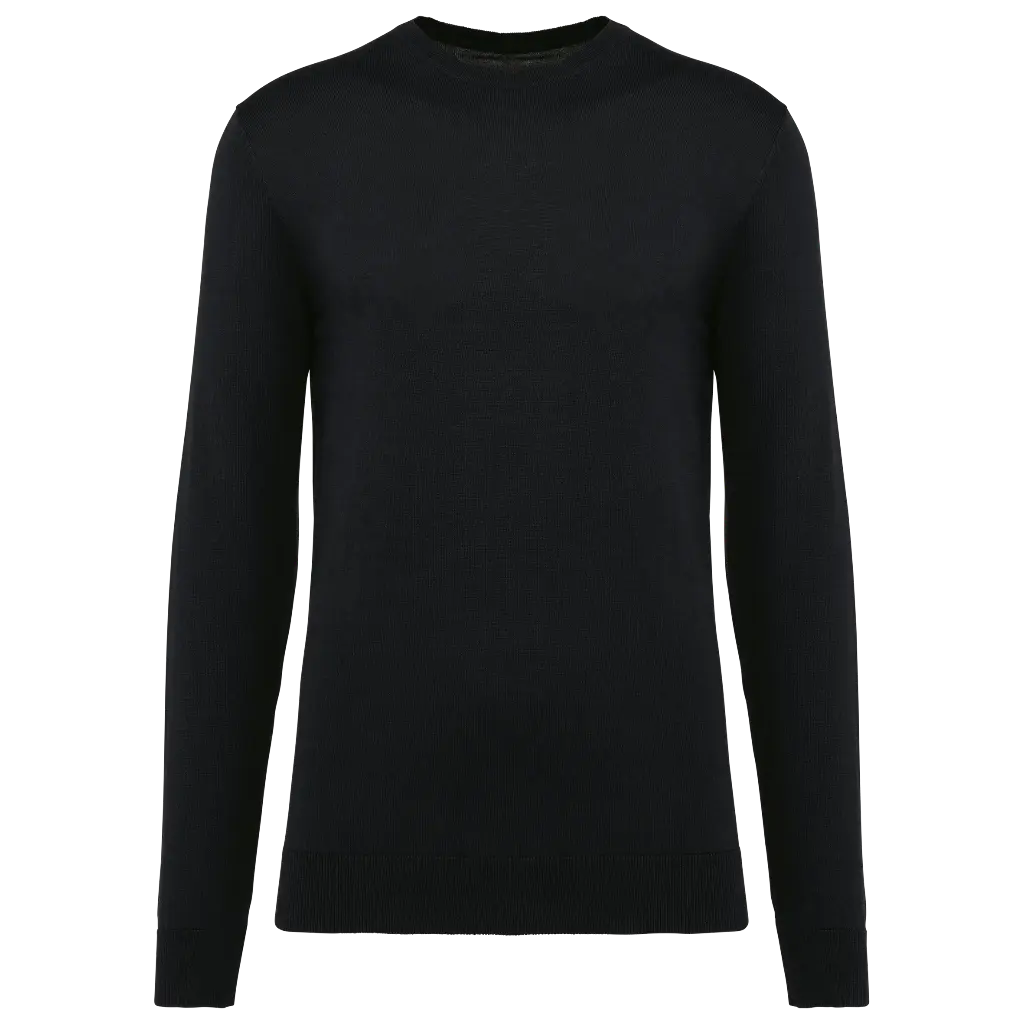 [K.PK900.ZW.1] PK900 - Supima Herentrui ronde hals (S, zwart)