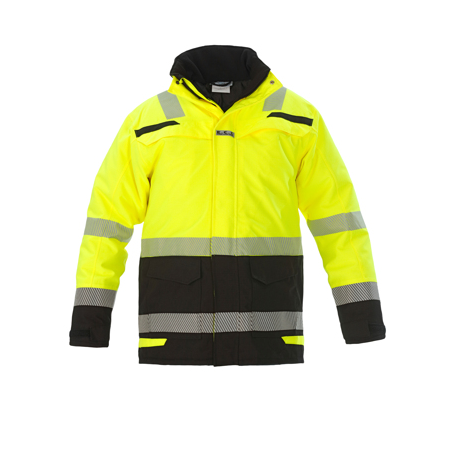 [HY.072395YB.0] Utah Hivis Winterparka (XS, fluogeel/zwart)