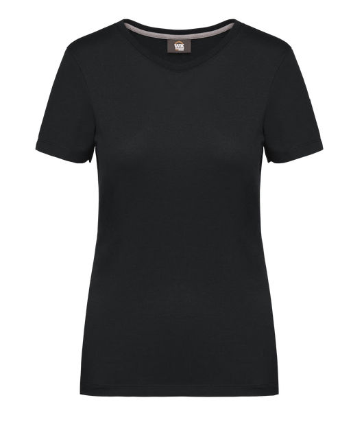 [K.WK307.ZW.0]  WK307 Dames-T-shirt antibacteriële behandeling (XS, zwart)