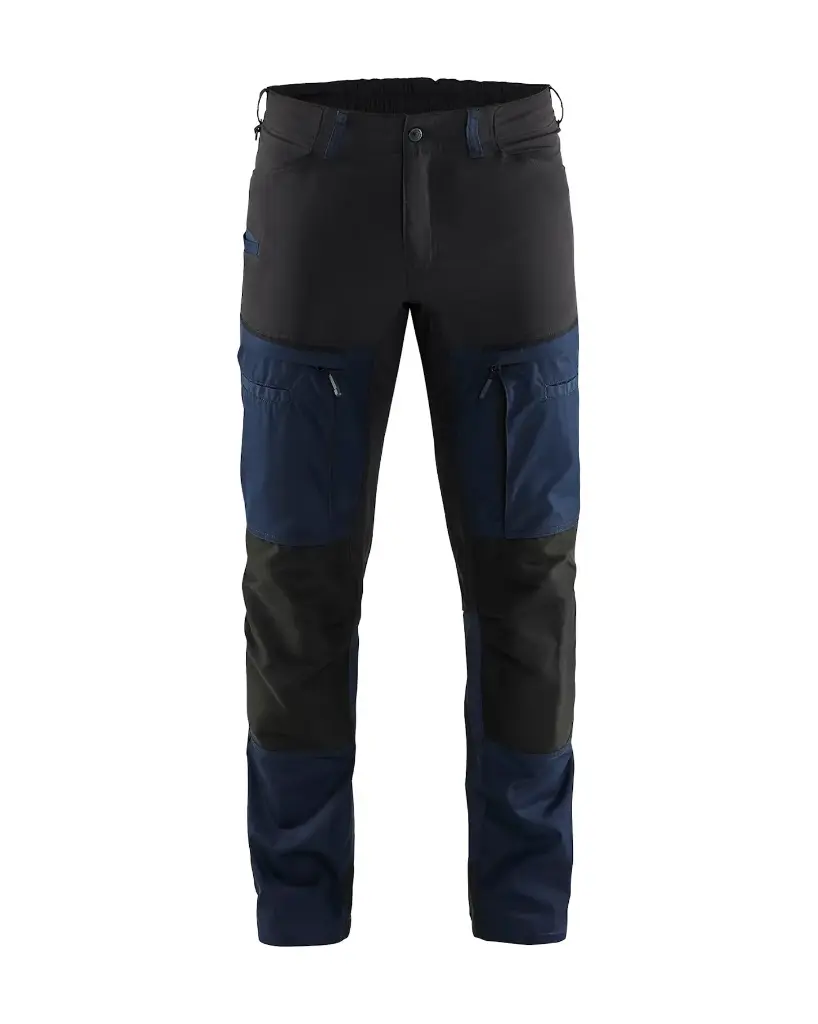 [145618458699044] 1456-1845 Service werkbroek stretch (C44, 8699 navy/zwart)