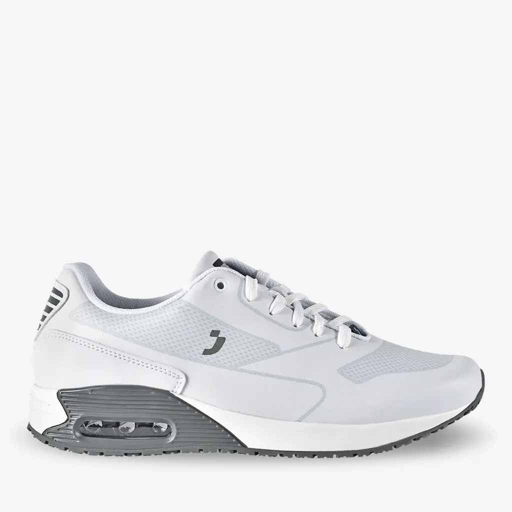 Oxypas Justin Laag wit-lichtgrijs ESD SRC