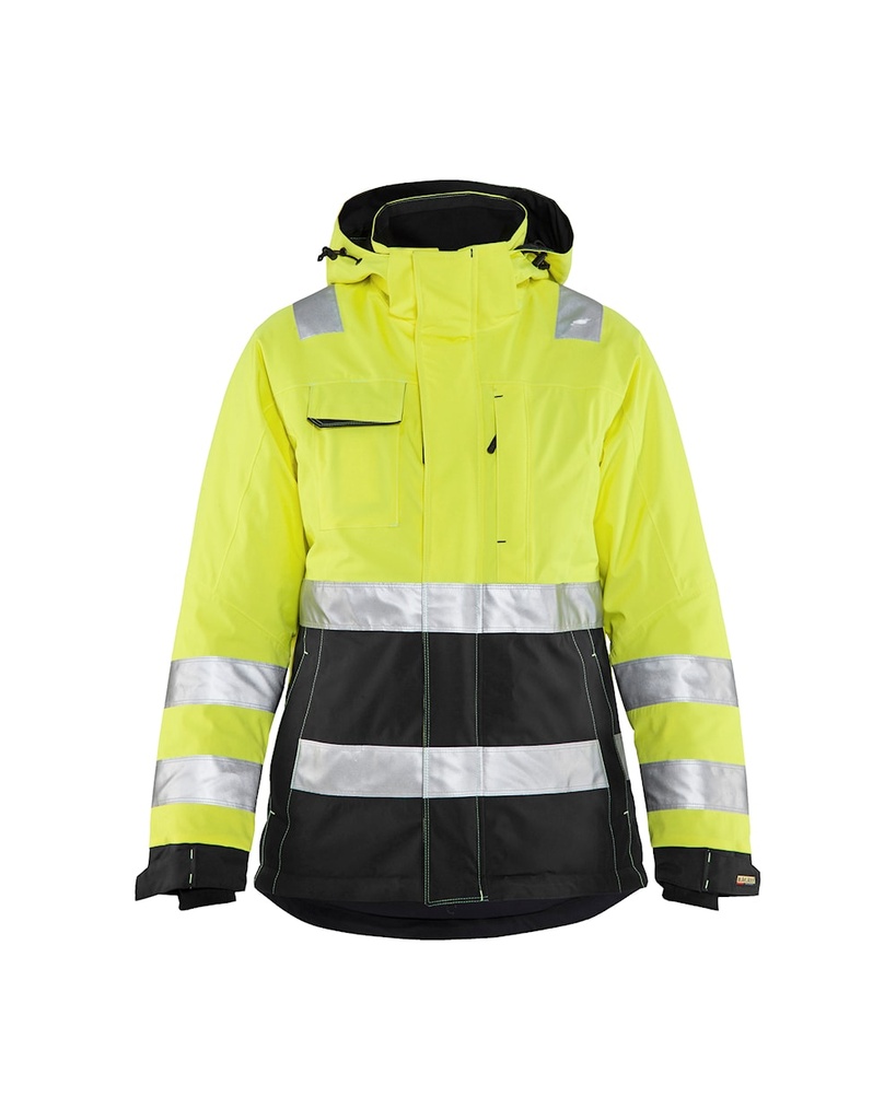 [487219873399.0] 4872 HiVis Dames Waterdichte Winterjas (XS)