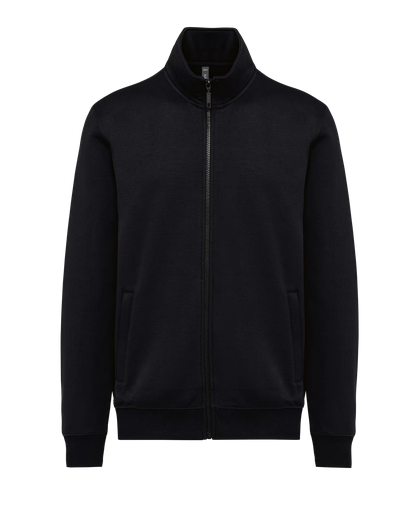 [K.4010.ZW.1] K4010 - Herensweater met rits sweat jacket (S, zwart)