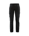 7144-1832 Dames Industriebroek Stretch