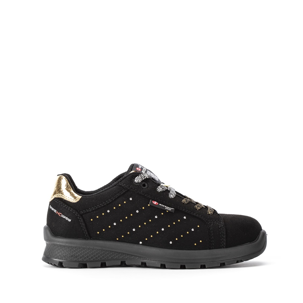 [SI.BOMA04.35] 95401-04 Boma lage werkschoen ladies zwart/goud (35)