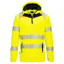 DX482 - DX4 Hi-Vis 1/4 Pull à capuche zippée