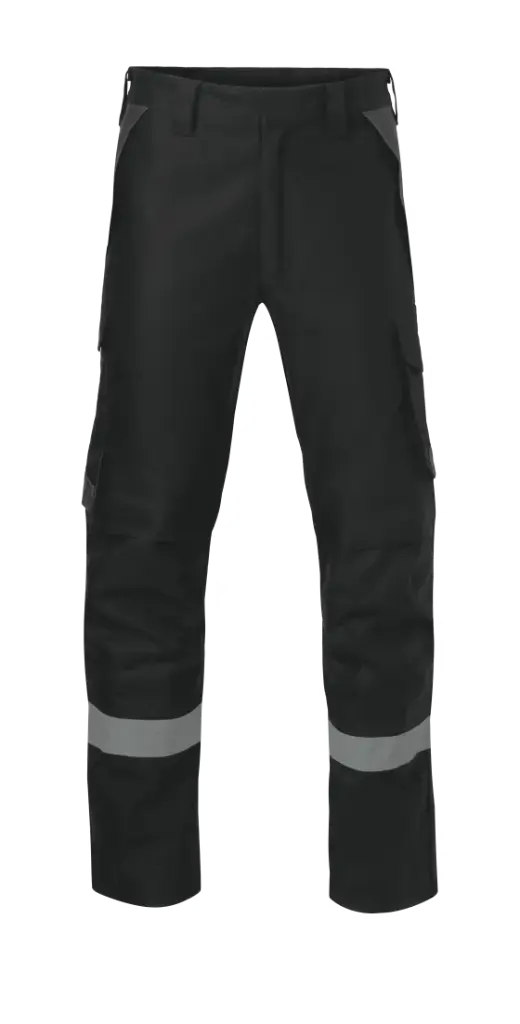 [HY.044005ZG.46] 04400X Java Pantalon de Travail Multi FR Stretch (NL46/BE40, zwart/grijs)