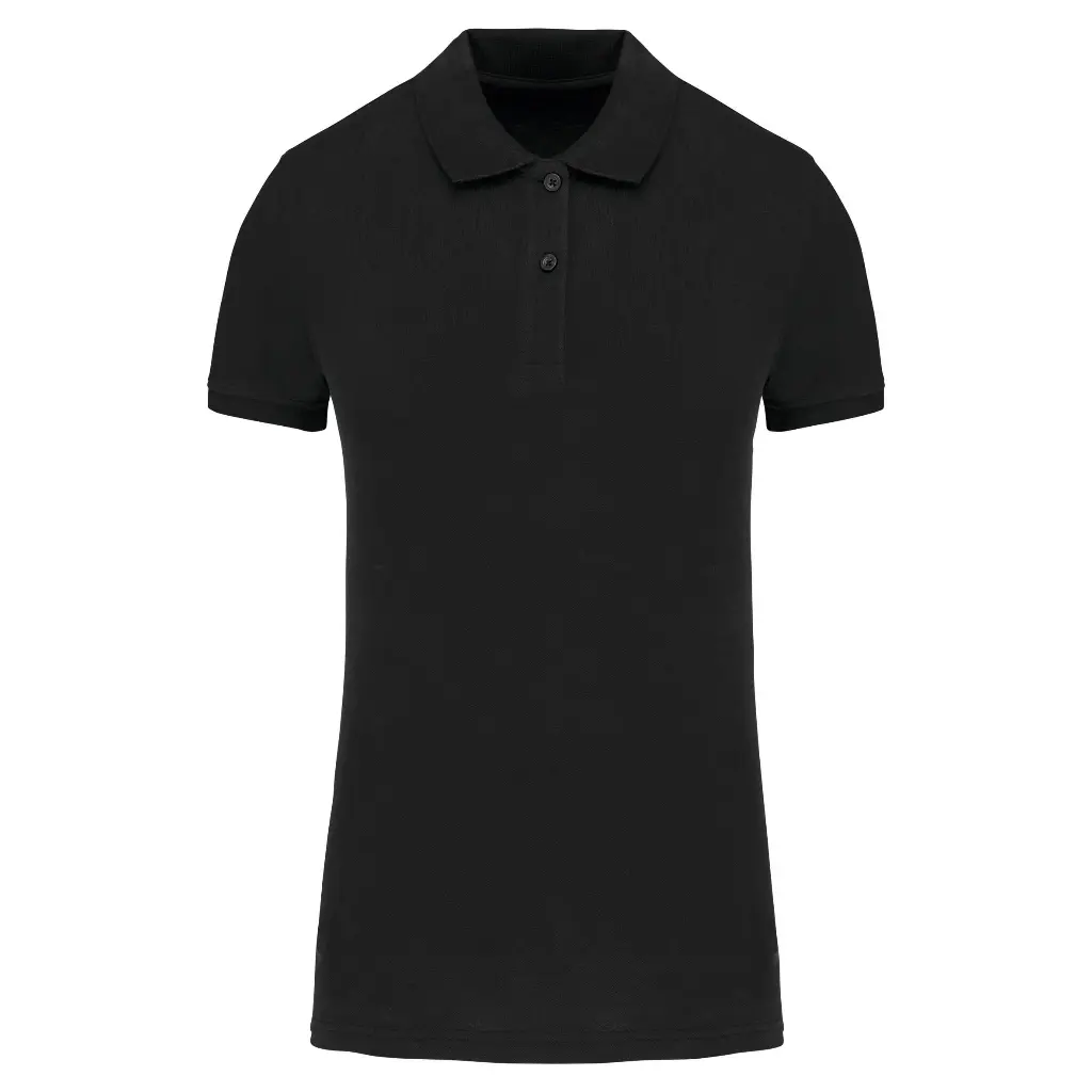 [K.2026.ZW.0] K2026 Piqué-Damespolo Bio180 (XS, zwart)