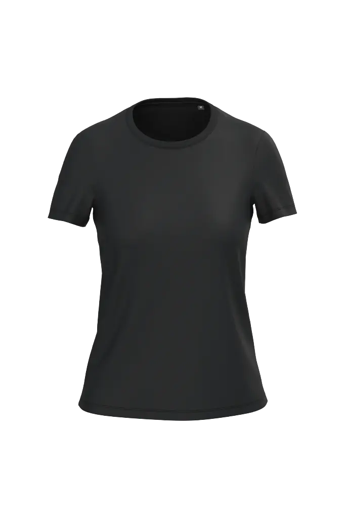 [K.3052.ZW.0] K3052IC - Dames T-shirt Bio190 IC (XS, zwart)