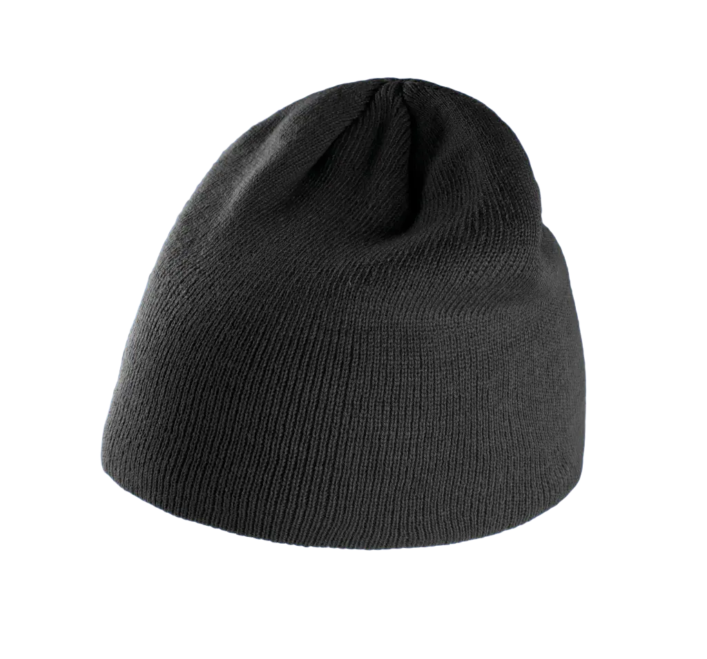 [KP.513.ZW] KP513 - Bonnet maille tricot.  (zwart)