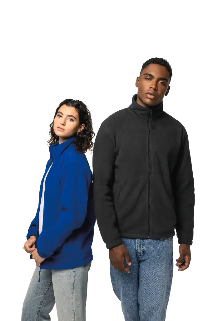 K940 - Veste polaire ajustable à poignets élastiqués