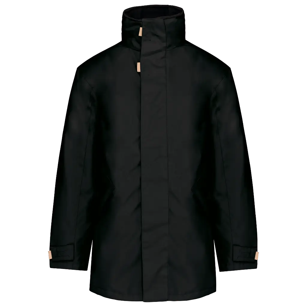 [K.677.BK.0] K677 - Parka de pluie doublure matelassée (XS, zwart)