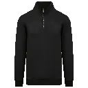 NS428 - Sweat-shirt écoresponsable à col montant zippé homme