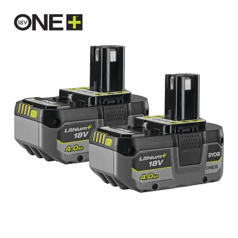 [RY.5133005304] RB1840X2 - ONE+™ 18V 2x 4,0 Ah Lithium+ Accu