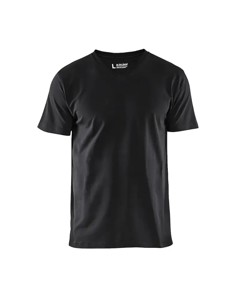 [336010299900.0] 3360 - T-Shirt Col V Stretch (XS, 9900 zwart)