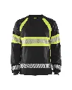 3510 - T-shirt manches longues haute-visibilité Noir-Jaune
