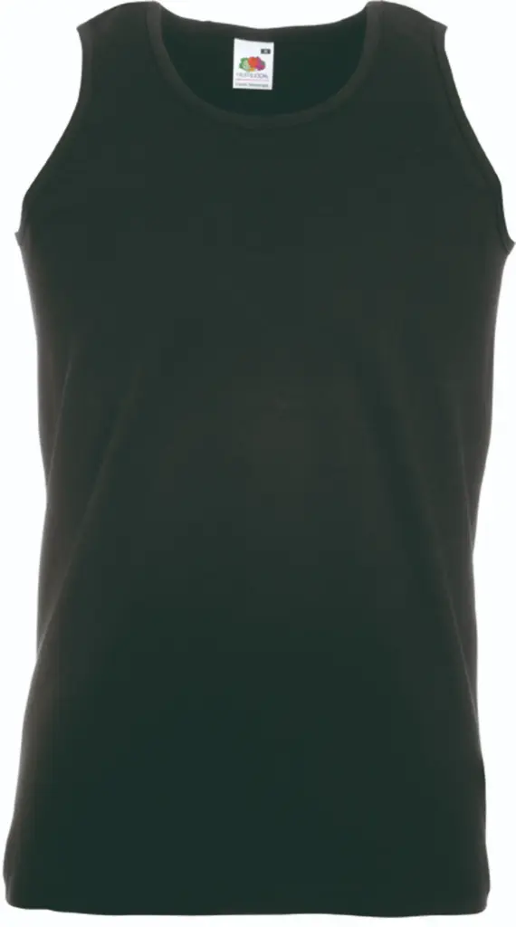 [FL.61098.36.1] 61-098 Valueweight Athletic Vest (S, 36 Zwart)