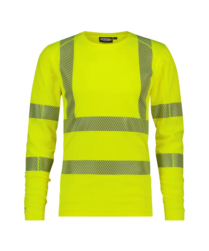 [DA.CARTV0100] DASSY® Carter - T-shirt haute visibilité UV - manches longues (XS, fluogeel)