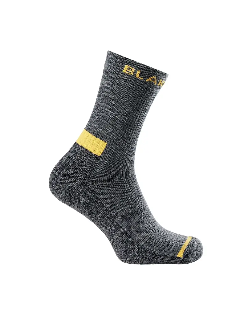[250110849991.1] 2501 Chaussettes en laine Noir/Gris Clair (37/39)