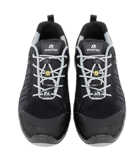 [UF.23534.GR.35] Le Mans Low S3 SRC ESD lage werkschoenen (35, zwart/grijs)